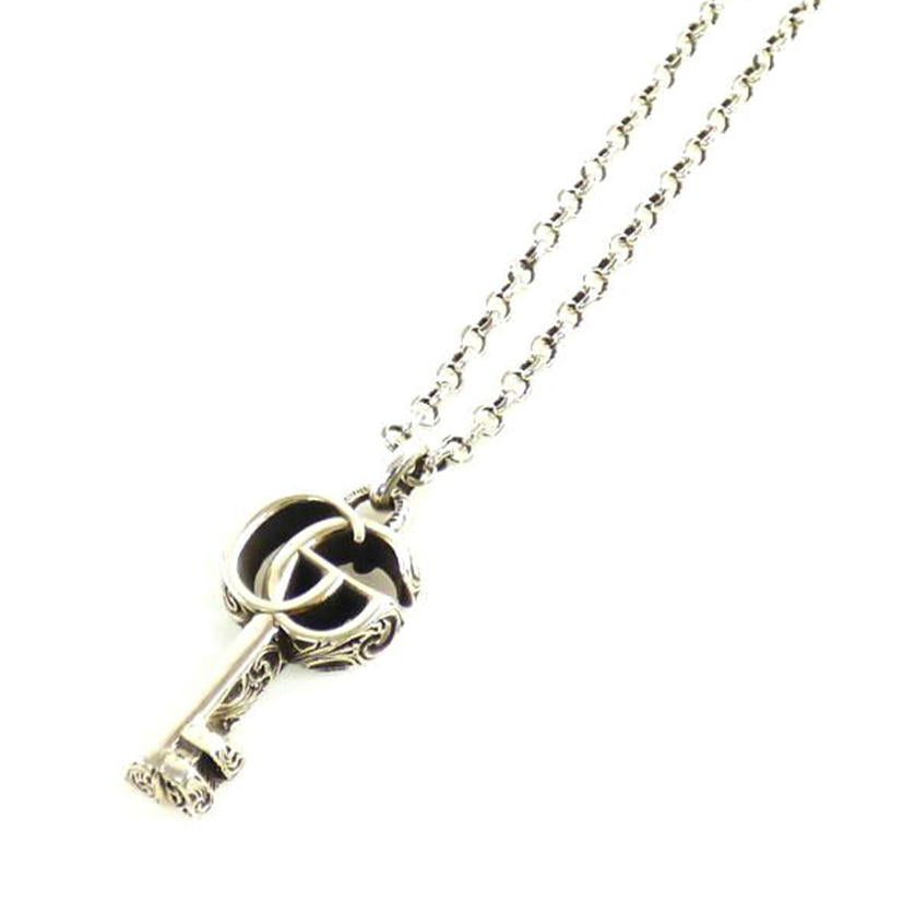 GUCCI グッチ/ダブルGキーネックレス//Bランク/64