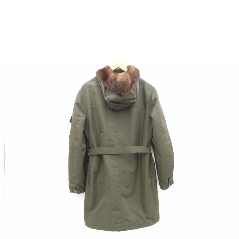 PRADA プラダ レディース /ミンクファー付ナイロンコート/カーキ/40(M)//ABランク/69