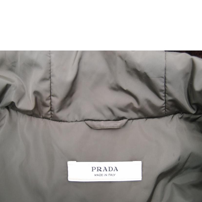 PRADA プラダ レディース /ミンクファー付ナイロンコート/カーキ/40(M)//ABランク/69