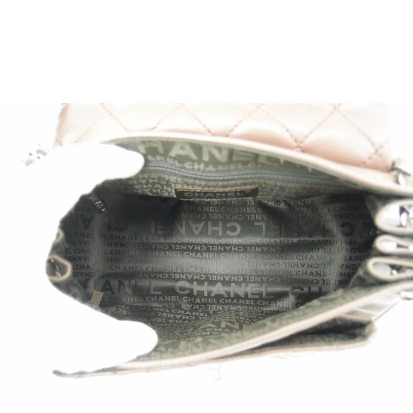 CHANEL シャネル ショルダーバッグ 茶 肩掛け シルバー金具 レディース/キャビアスキン2.55チェーンショルダー/ブラウン//101*****/Aランク/69