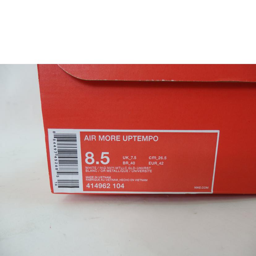 NIKE ナイキ/NIKE AIR MORE UPTEMPO /414962-104//BCランク/84