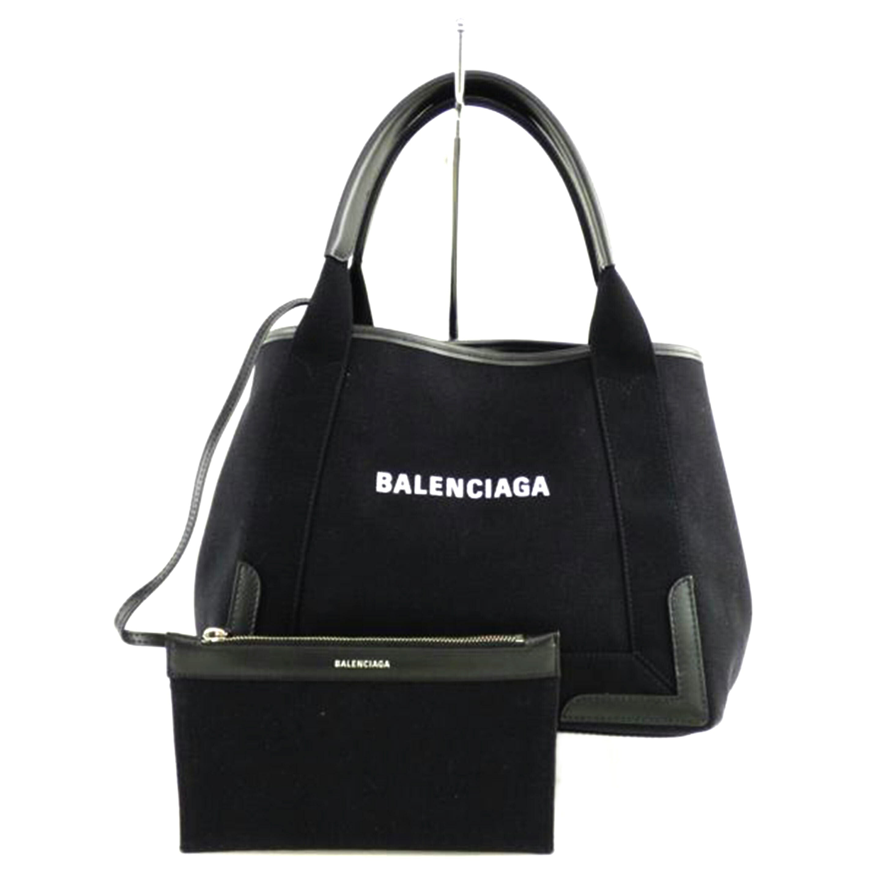 BALENCIAGA バレンシアガ/ネイビーカバス S/339933・1000・U・002123//Aランク/64