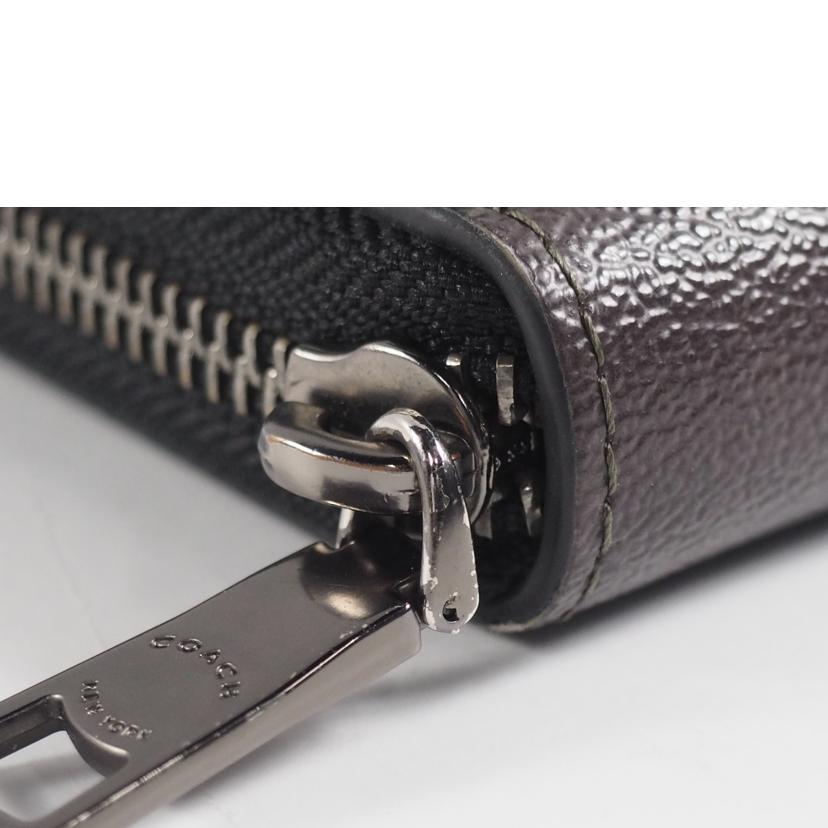 COACH コーチ/ラウンドZIP長財布/シグネチャー/マホガニーxカモフラ/F87189//ABランク/79