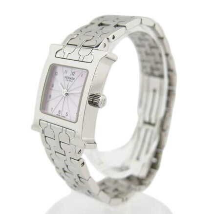 HERMES エルメス/Hウォッチミニ/クオーツ/ピンクシェル文字盤/HH1.110//265****/Aランク/83