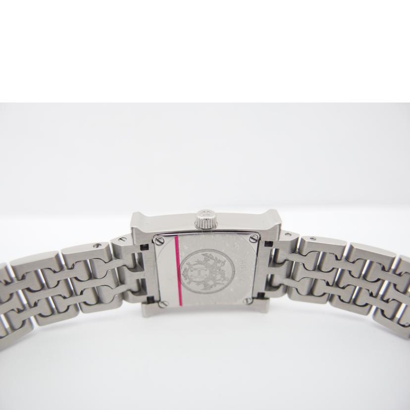 HERMES エルメス/Hウォッチミニ/クオーツ/ピンクシェル文字盤/HH1.110//265****/Aランク/83