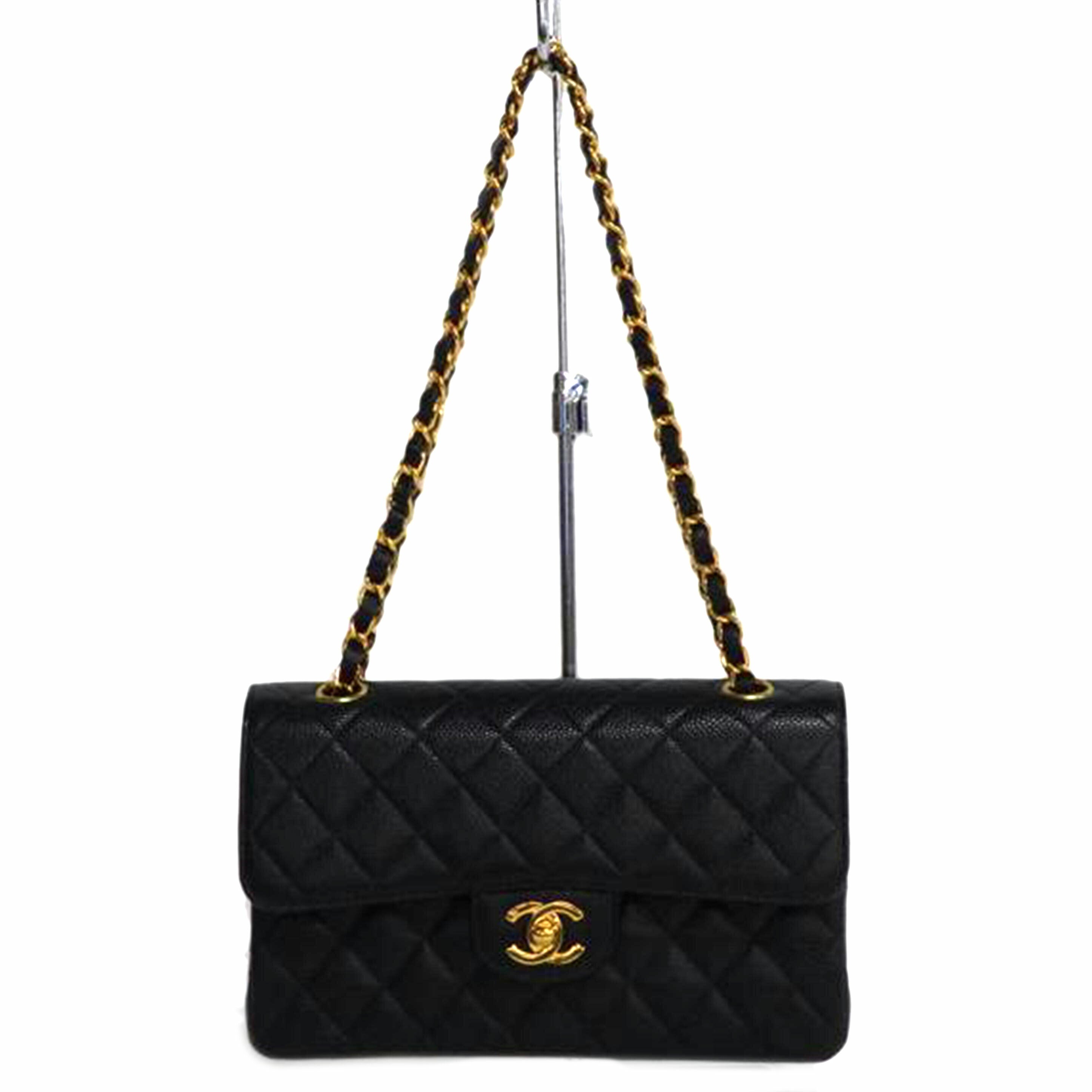 CHANEL シャネル/マトラッセ23/ダブルフラップチェーンショルダー/キャビアスキン//6297521/Aランク/92