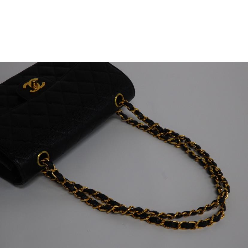 CHANEL シャネル/マトラッセ23/ダブルフラップチェーンショルダー/キャビアスキン//6297521/Aランク/92