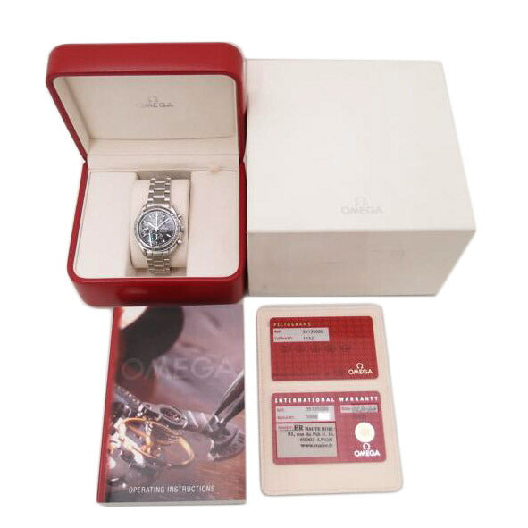 OMEGA オメガ 腕時計 デイト 黒文字盤 ステンレス SPEED MASTER/スピードマスター/クロノグラフ/自動巻き/3513.50.00//598*****/Aランク/69