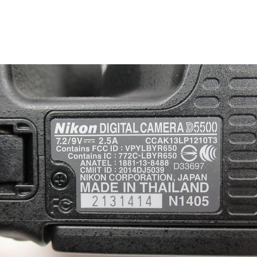 NIKON/デジタル一眼/D5500//2131414/ABランク/63
