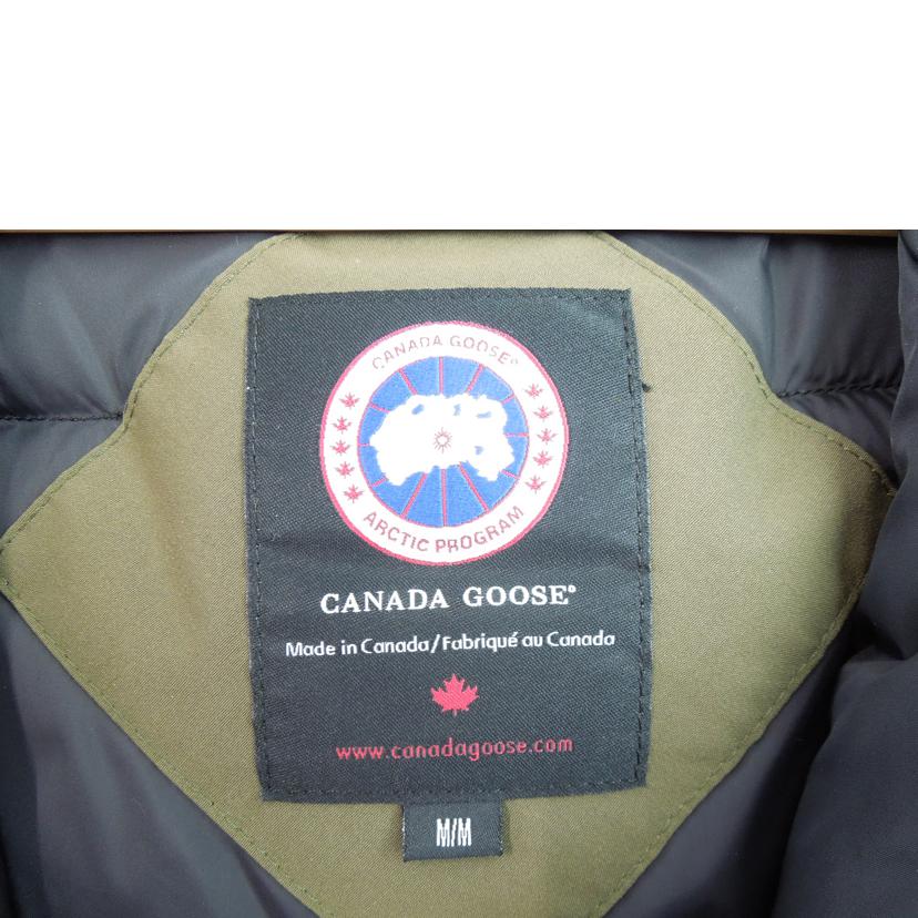 CANADA GOOS/CANADA GOOSE ブルックフィールド ダウンジャケット コート ミリタリーグリーン サイズM/2300JM//Cランク/83