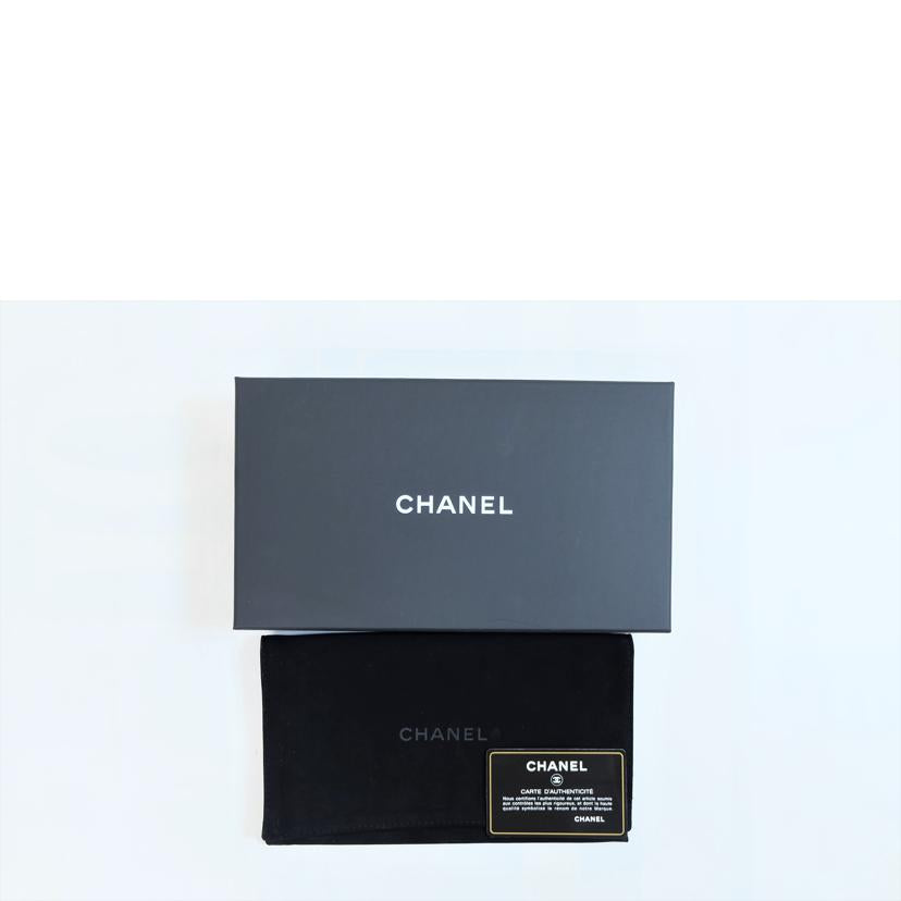 CHANEL シャネル/ココマークキャビアスキンラウンドファスナー長財布//188*****/Bランク/71