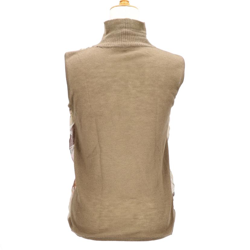 HERMES エルメス/シルク×カシミヤニットベスト//サイズ:S-M/ABランク/75