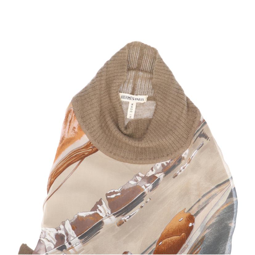 HERMES エルメス/シルク×カシミヤニットベスト//サイズ:S-M/ABランク/75