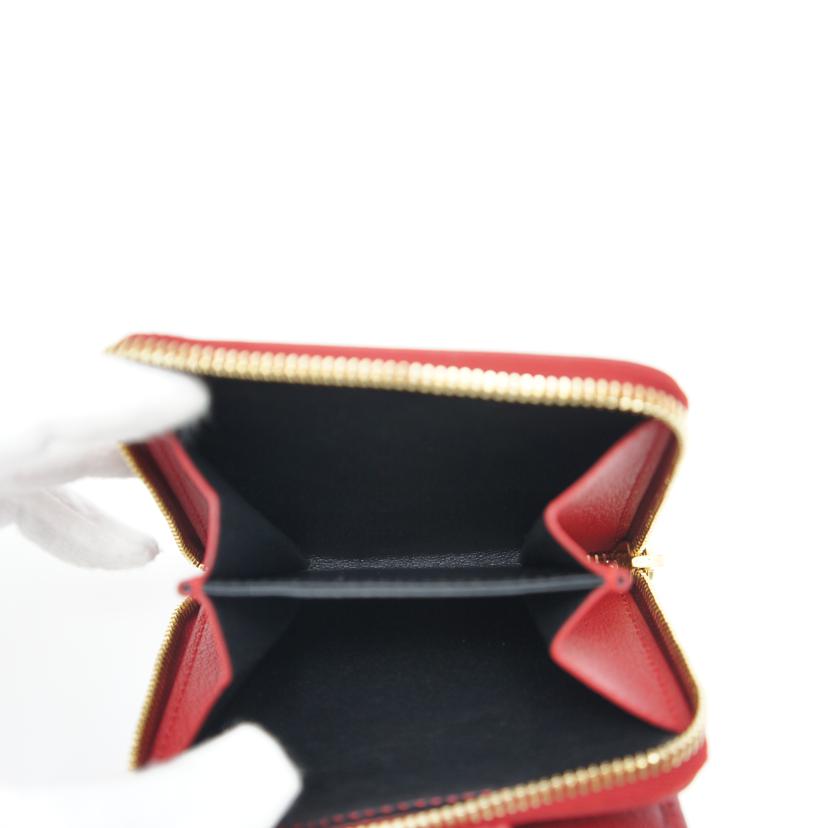 SAINT LAURENT YSL/ロゴレザーラウンドジップコンパクトウォレット/568985//GUEY0320/SAランク/75