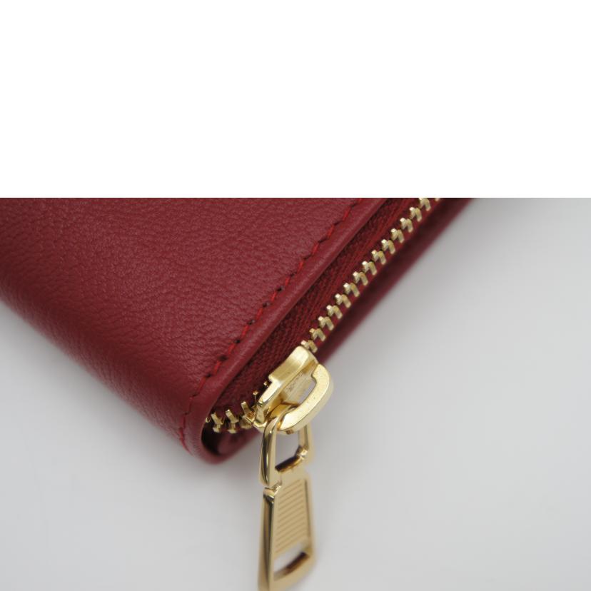 SAINT LAURENT YSL/ロゴレザーラウンドジップコンパクトウォレット/568985//GUEY0320/SAランク/75