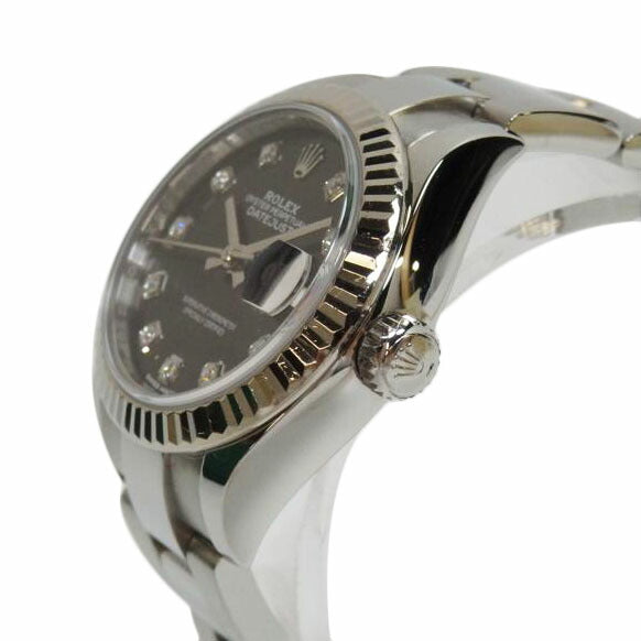 ROLEX ロレックス/デイトジャスト28/10Pダイヤ/ダークロジウム/279174G//U385U163/Aランク/91