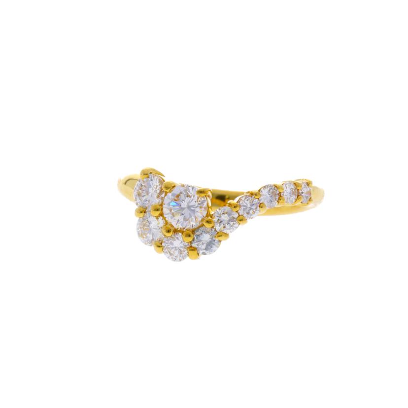 / K18ダイヤリング1.02ct/#11//Aランク/75