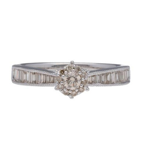 K18ダイヤリング0.57ct//Aランク/75