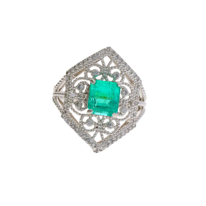 Pt900/PtエメラルドR1.659/0.33#11.5/6.6//1.659/0.33/Aランク/75