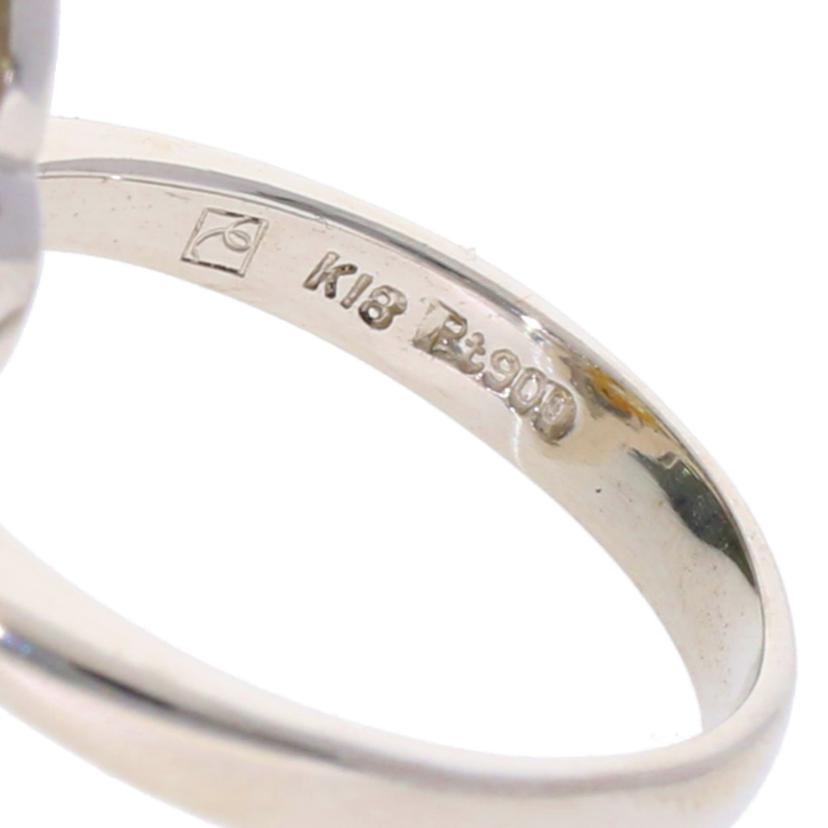 Pt900/K18/PT/K18ダイヤR0.378/0.33#11/7.4//0.378/0.33/Aランク/75