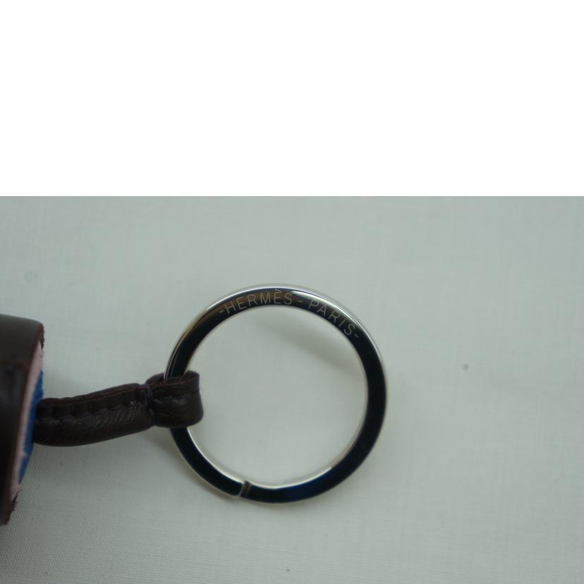 HERMES エルメス/カルメンキーリング/ルージュセリエ×モーブ×ブルー//Aランク/09