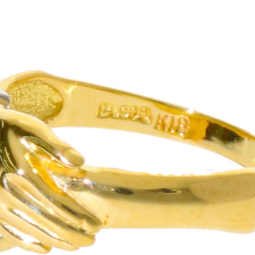 K18/Pt900/K18/Ptダイヤリング 0.02/#9.5/2.7//0.02/Aランク/75