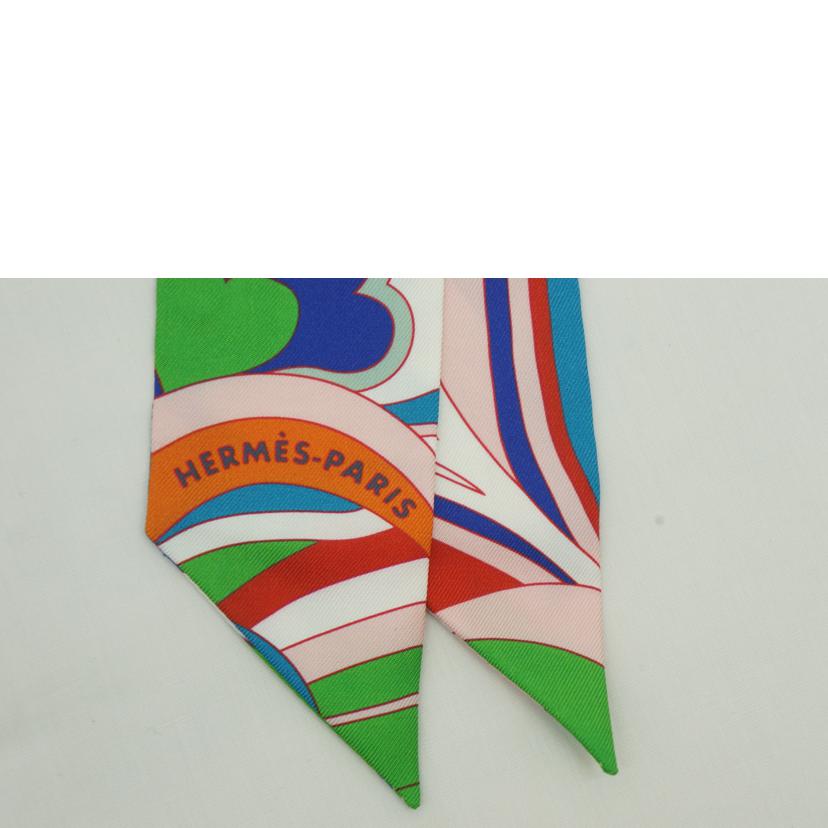 HERMES エルメス/ツイリーフォーブル・レインボー//Aランク/09