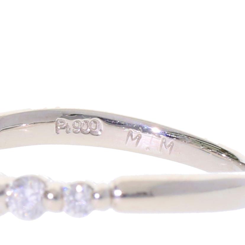Pt900/Pt900ダイヤリング 0.50/#10/3.4//0.50/Aランク/75