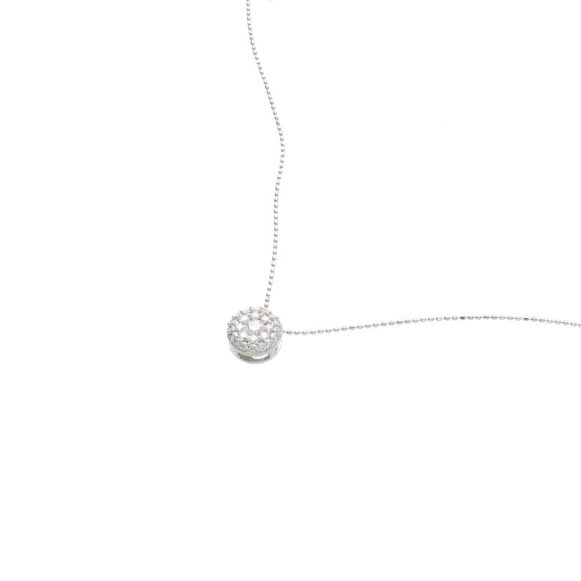 / K18WGダイヤネックレス 0.50ct//Aランク/75