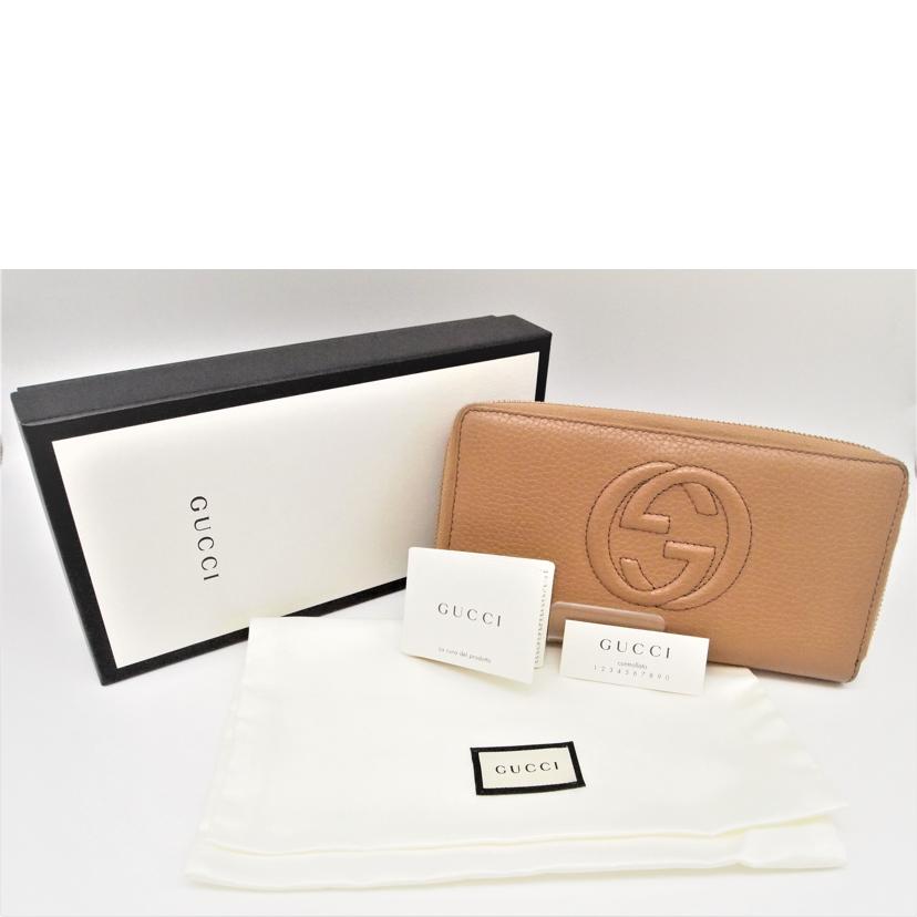 GUCCI グッチ/インターロッキングG/ラウンドファスナー長財布/598187//1142/ABランク/91