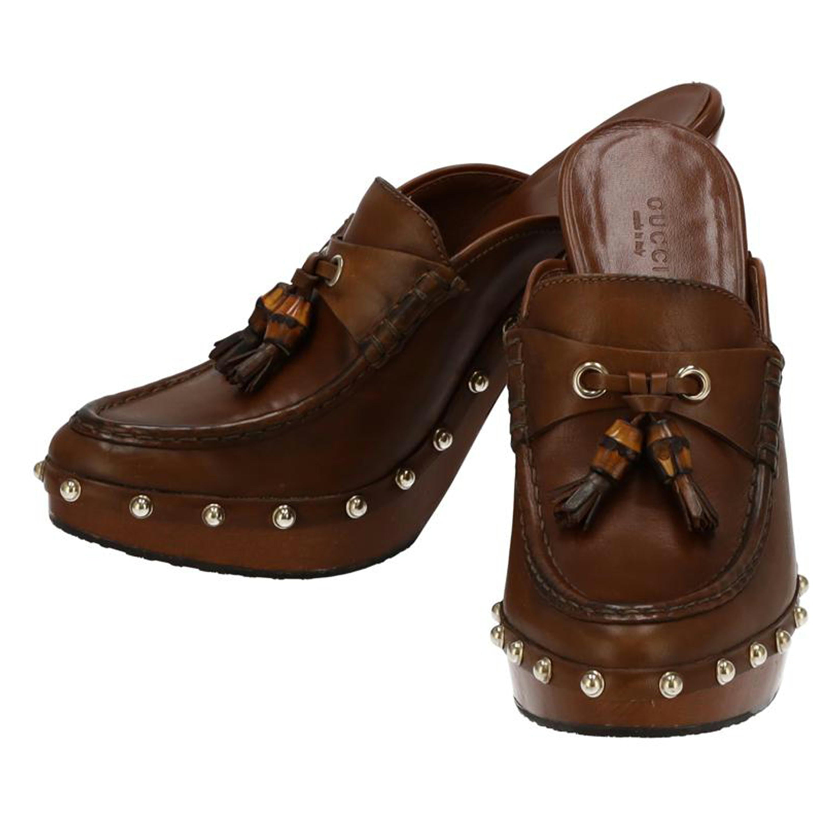 GUCCI グッチ/GUCCI バンブータッセルレザーパンプス/171332//Bランク/75