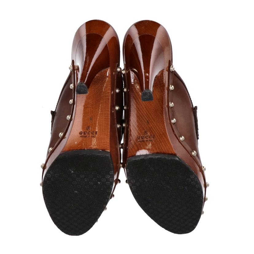 GUCCI グッチ/GUCCI バンブータッセルレザーパンプス/171332//Bランク/75