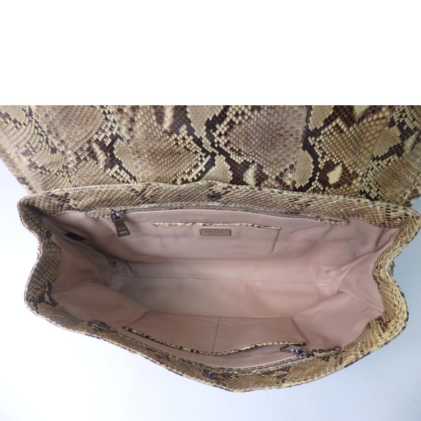 PRADA プラダ/パイソン/クラッチバッグ//24/ABランク/84