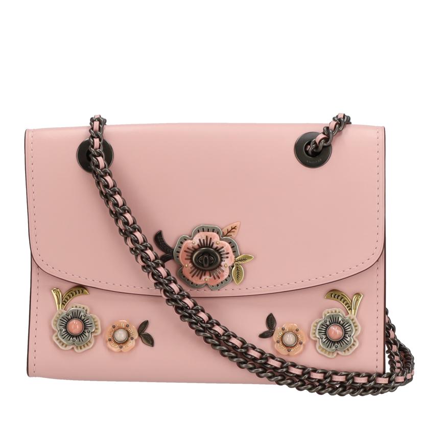 COACH コーチ/チェーンショルダーバッグ/パーカーウィズ/ピンク/52611//K18**/Aランク/06