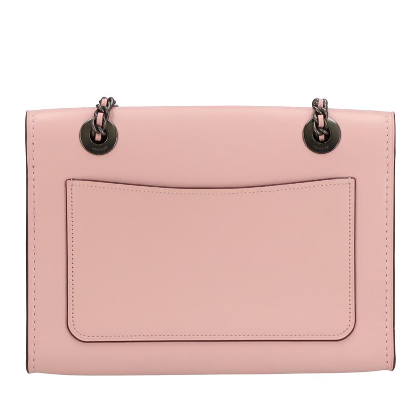 COACH コーチ/チェーンショルダーバッグ/パーカーウィズ/ピンク/52611//K18**/Aランク/06