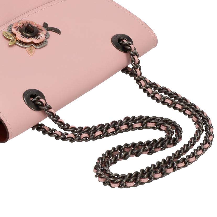 COACH コーチ/チェーンショルダーバッグ/パーカーウィズ/ピンク/52611//K18**/Aランク/06