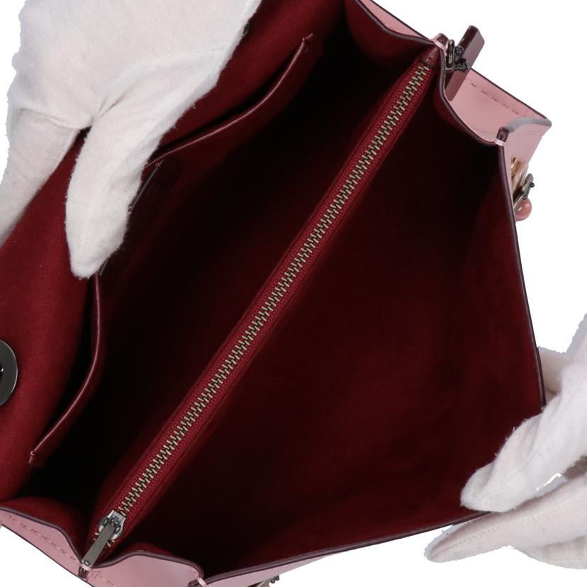 COACH コーチ/チェーンショルダーバッグ/パーカーウィズ/ピンク/52611//K18**/Aランク/06