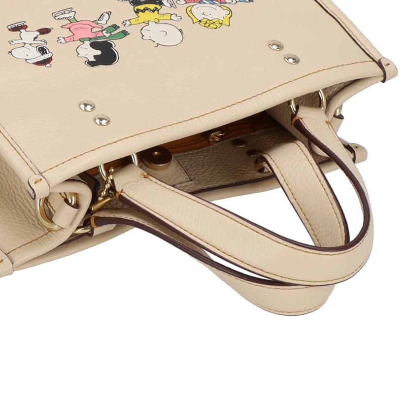 COACH コーチ/2Wayハンドバッグ/スヌーピー/CE850//H22**/Aランク/06