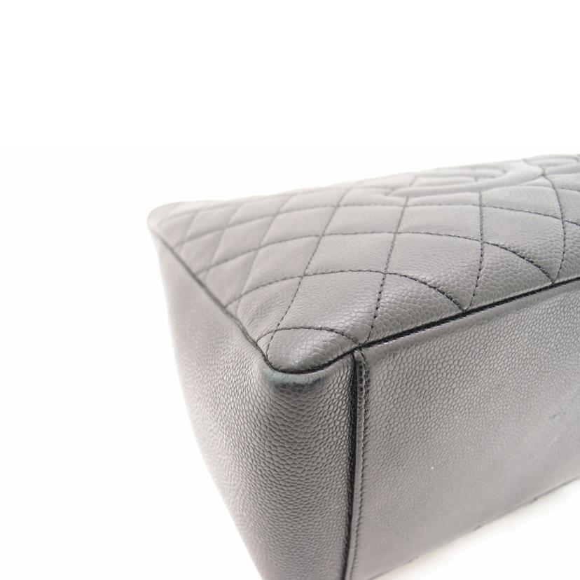 CHANEL シャネル ココマーク トートバック ショルダーバッグ ハンドバッグ 黒 ゴールド金具 肩掛け レディース/マトラッセキャビアスキンGSTトート/ブラック/A50995//166*****/Aランク/69