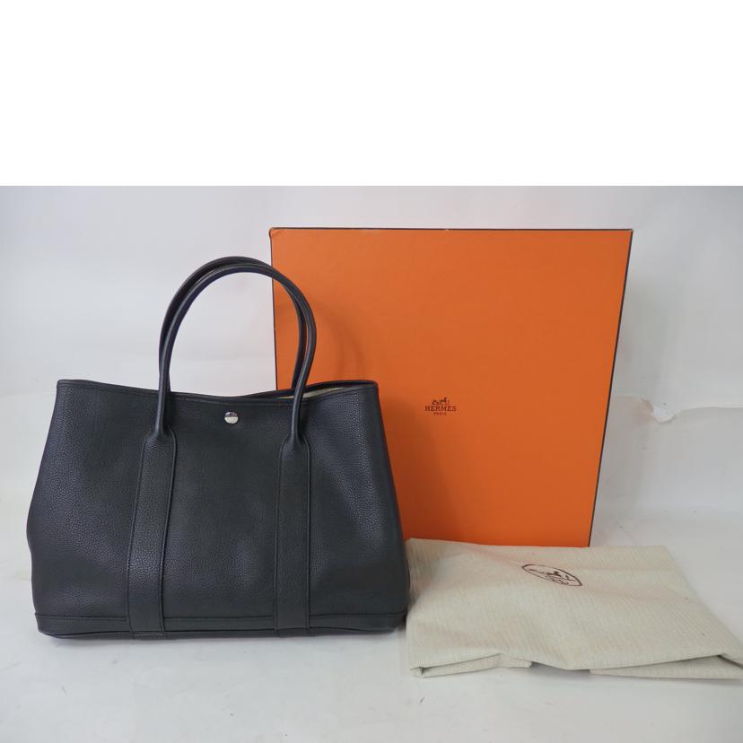 HERMES エルメス/ガーデンパーティ/ネゴンダ/黒/051559CK-89//□L刻*/Bランク/84