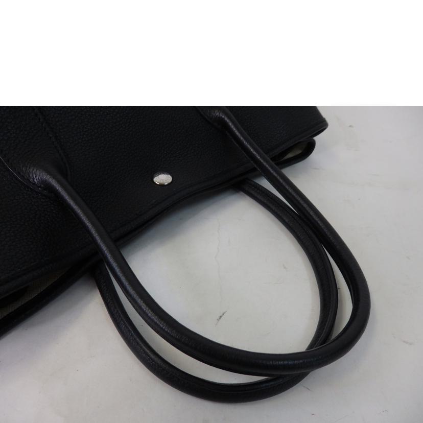 HERMES エルメス/ガーデンパーティ/ネゴンダ/黒/051559CK-89//□L刻*/Bランク/84