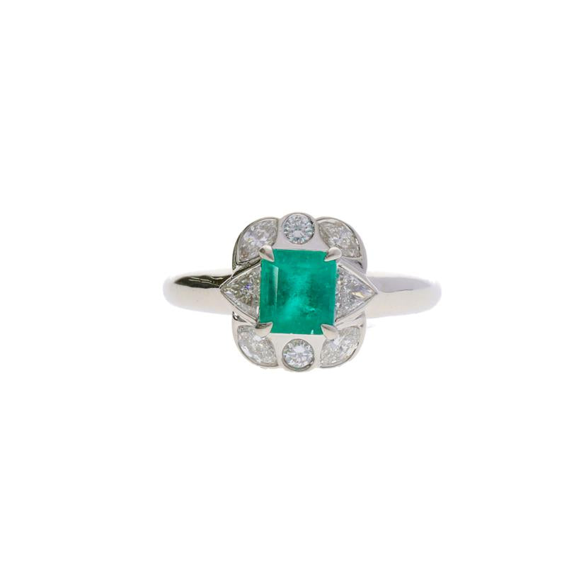 Pt900/PtエメラルドR0.76/0.54#11/7.0//0.76/0.54/Aランク/75