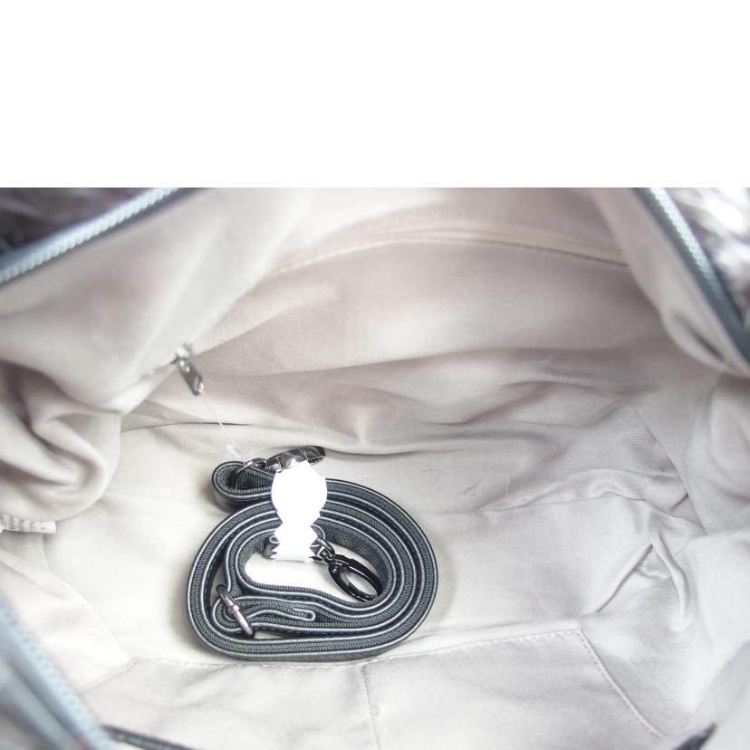 /シルバーフォックスファー2wayショルダーバッグ ブラウン×ブラック//SAランク/83