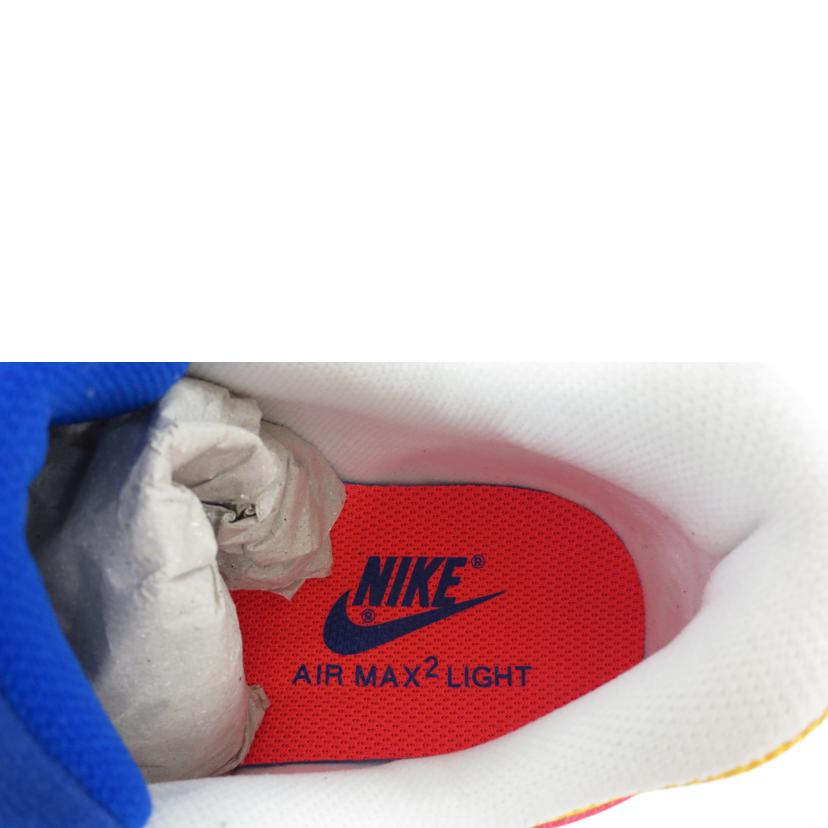 NIKE ナイキ/AIR MAX2 LIGHT/UNIVERSITY GOLD/FLASH CRIMSON/AO1741-700//SAランク/06