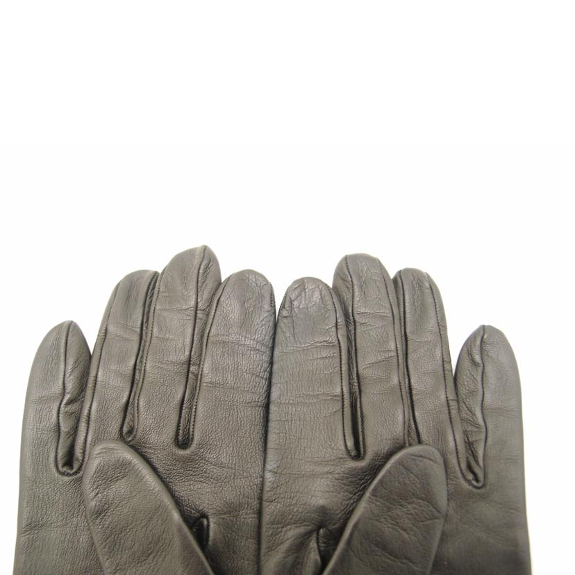 HERMES エルメス 手袋 レディース/Hロゴレザーグローブ/6 1/2/Sサイズ//Aランク/69