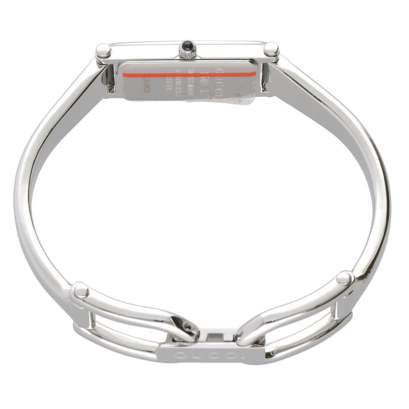 GUCCI グッチ/ピンクシェル1Pダイヤバングルウォッチ/クォーツ/1500L/YA015554//182*****/SAランク/06