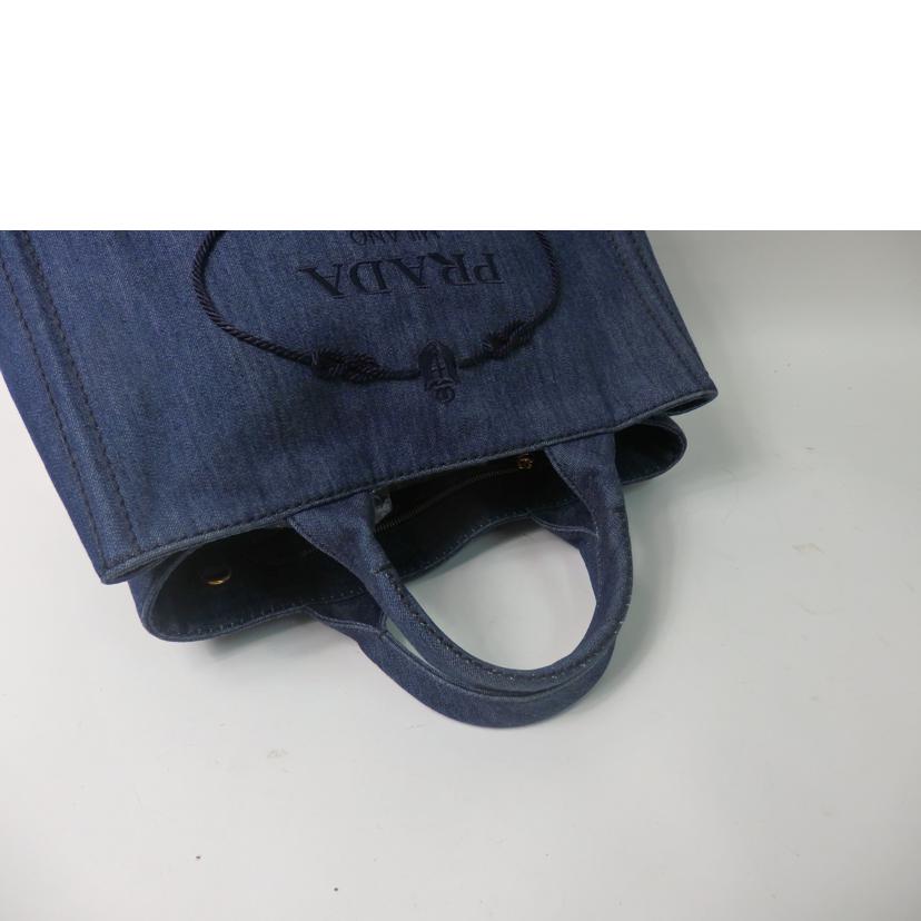 PRADA プラダ/カナパ/2wayバッグ/デニム/BLEU/1BG642//180/ABランク/84