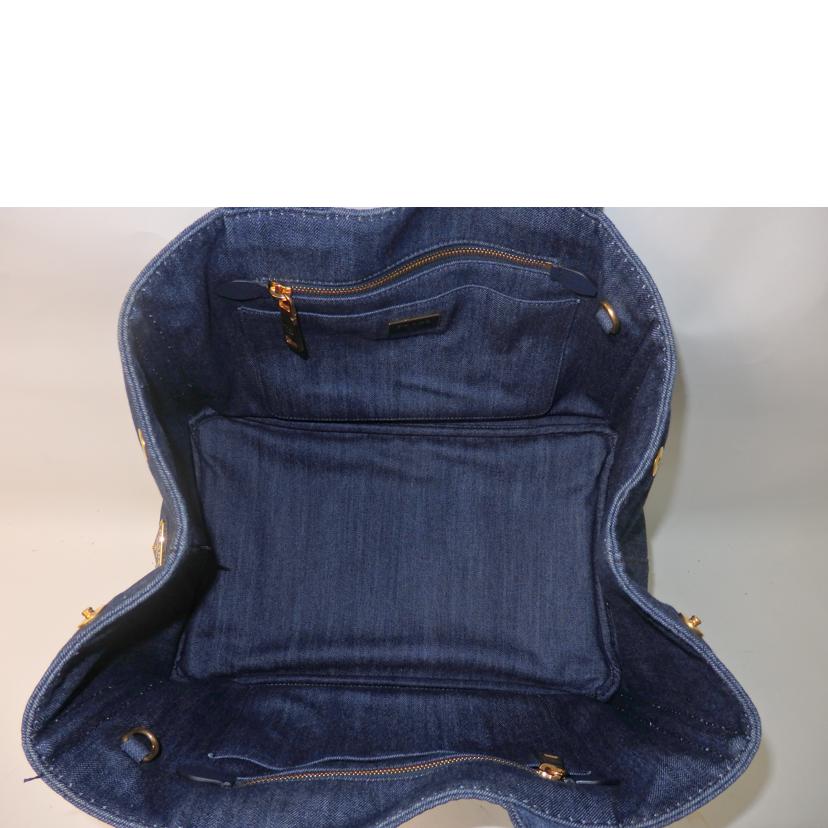 PRADA プラダ/カナパ/2wayバッグ/デニム/BLEU/1BG642//180/ABランク/84