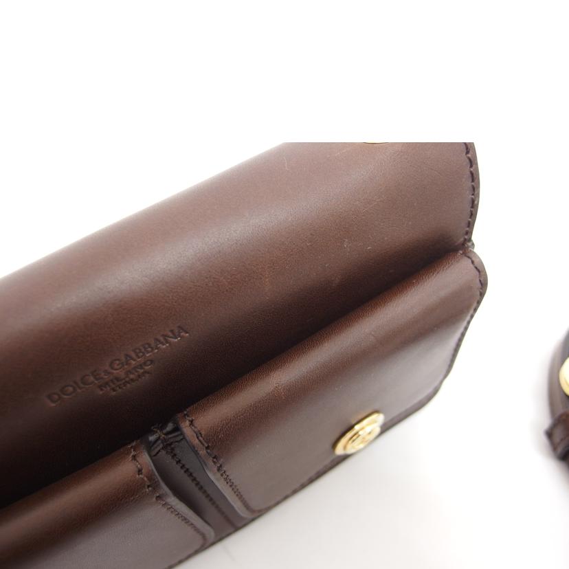 DOLCE&GABBANA ドルチェ&ガッバーナ /2WAYミニショルダーバッグ/ブラウン//ABランク/04