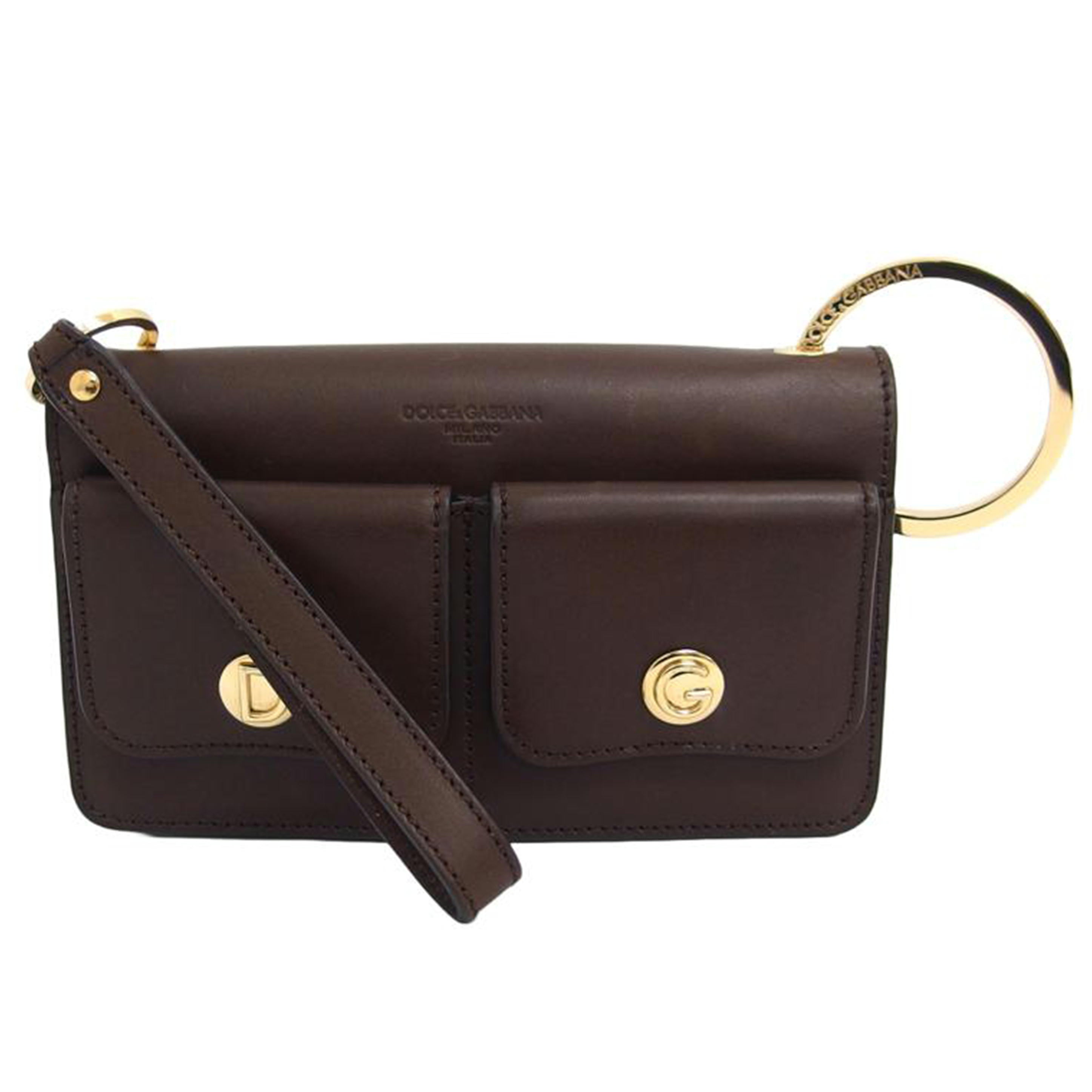 DOLCE&GABBANA ドルチェ&ガッバーナ /2WAYミニショルダーバッグ/ブラウン//ABランク/04